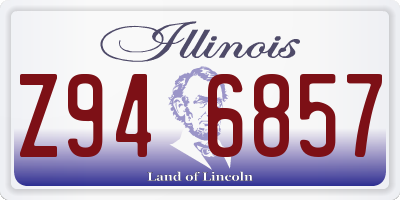 IL license plate Z946857