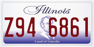 IL license plate Z946861