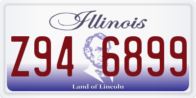 IL license plate Z946899