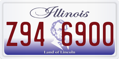 IL license plate Z946900