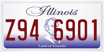 IL license plate Z946901