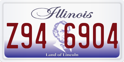 IL license plate Z946904