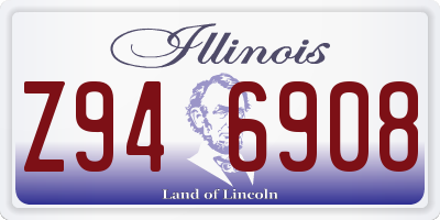 IL license plate Z946908