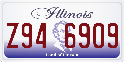 IL license plate Z946909