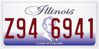 IL license plate Z946941