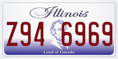 IL license plate Z946969