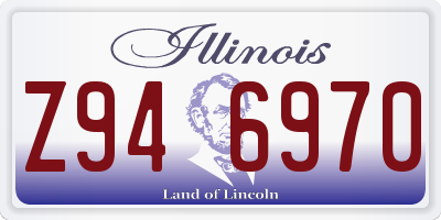 IL license plate Z946970