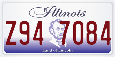 IL license plate Z947084