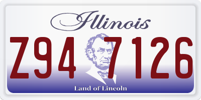 IL license plate Z947126
