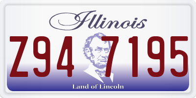 IL license plate Z947195
