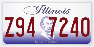 IL license plate Z947240