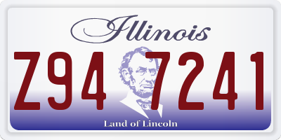 IL license plate Z947241