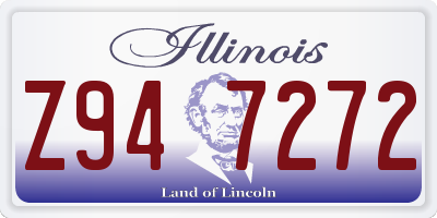 IL license plate Z947272