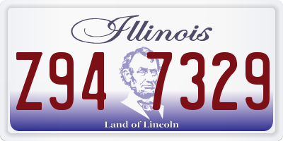 IL license plate Z947329