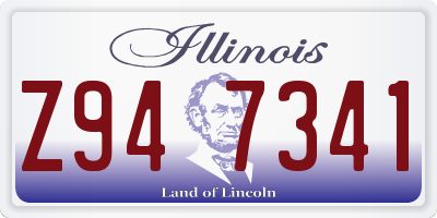 IL license plate Z947341