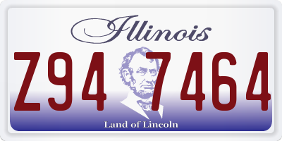 IL license plate Z947464