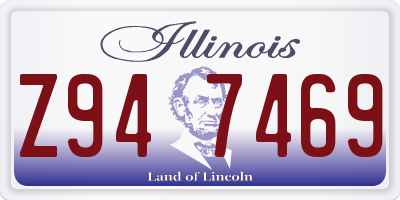 IL license plate Z947469
