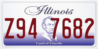 IL license plate Z947682