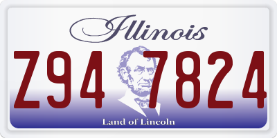 IL license plate Z947824
