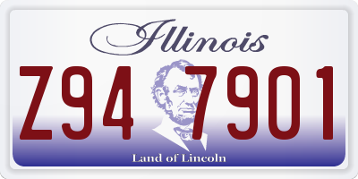 IL license plate Z947901