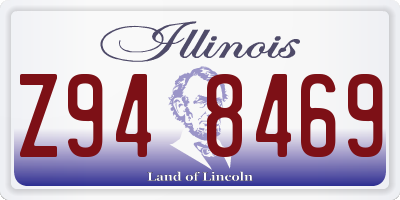 IL license plate Z948469