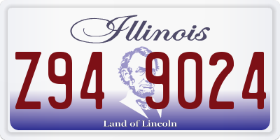 IL license plate Z949024