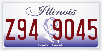 IL license plate Z949045