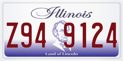 IL license plate Z949124