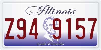 IL license plate Z949157