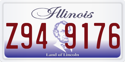 IL license plate Z949176