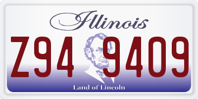 IL license plate Z949409