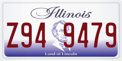 IL license plate Z949479