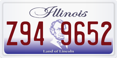 IL license plate Z949652