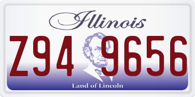 IL license plate Z949656