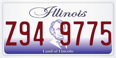 IL license plate Z949775