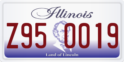 IL license plate Z950019
