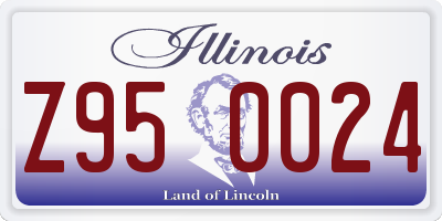 IL license plate Z950024