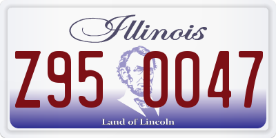 IL license plate Z950047