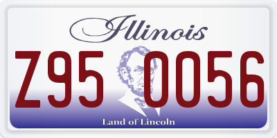 IL license plate Z950056