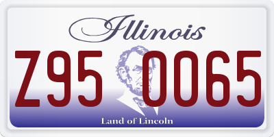 IL license plate Z950065