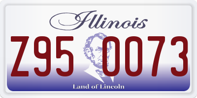 IL license plate Z950073