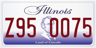 IL license plate Z950075
