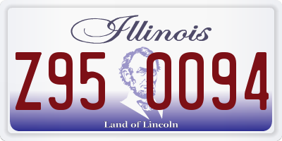 IL license plate Z950094
