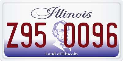 IL license plate Z950096