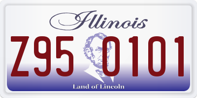 IL license plate Z950101