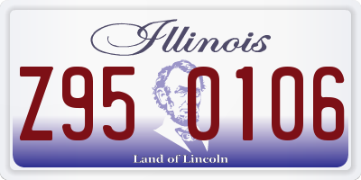 IL license plate Z950106