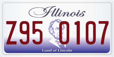 IL license plate Z950107