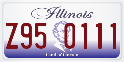 IL license plate Z950111