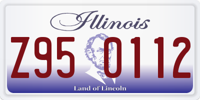 IL license plate Z950112