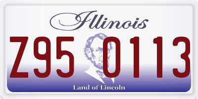 IL license plate Z950113